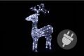 NEXOS Karácsonyi rénszarvas világító 100 cm hideg fehér