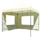 GARTHEN Kerti pavilon PROFI 3 x 3 m champagne + 4 oldalfal