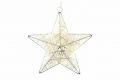 NEXOS Karácsonyi csillag 25 cm 10 LED meleg fehér