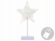 Karácsonyi csillag állvánnyal 40cm/10x LED - meleg fehér