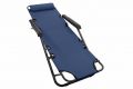 DIVERO Kerti összecsukható nyugágy kék