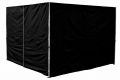 Két oldalfal PROFI kerti sátorhoz 3 x 3 m - fekete