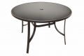 Kerti kerekasztal üveglappal Bistro, 120 cm