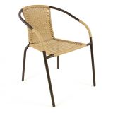 GARTHEN Kerti bisztró szék egymásra rakható bézs