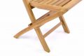 DIVERO Összecsukható kert szék Hantown  teak fa