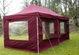 Összecsukható kerti sátor PROFI 3 x 6 m bordó