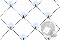 NEXOS LED fényháló 2 x 2m 160 dióda hideg fehér