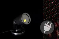 Külső LED projektor - piros és zöld - vetítési távolság 15 - 20 m