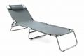 Összecsukható kerti nyugágy II. minőség - szürke