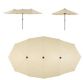 GARTHEN Napernyő XXL Cream Ø465 cm