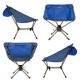 DIVERO® Kempingszék összecsukható 65 x 56 x 60 cm kék