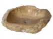 Mosdókagyló természetes kő SAVONA 45 x 35 cm