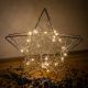 Karácsonyi csillag 3D - 25 LED ezüst