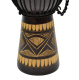 Afrikai Djembe dob kézzel faragott 60 cm