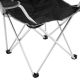 DIVERO® Kempingszék összecsukható 2 db fekete