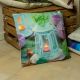 DIVERO Dekoratív párna LED világítással  lámpás 38 x 38 cm