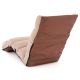 DIVERO Állítható nyugágy bézs színű