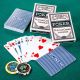 TUIN Póker bőrönd Texas Holdem Black Jack lézer zsetonnal