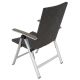 Kerti szék összecsukható DIVERO® - szürke