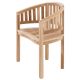 Kerti szék DIVERO® 83 x 68 x 48 cm - tíkfa