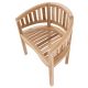 Kerti szék DIVERO® 83 x 68 x 48 cm - tíkfa