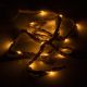 NEXOS LED dekoratív kötél 25 LED meleg fehér