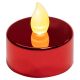 NEXOS Dekoratív gyertya szett 4 LED Piros