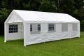 Kerti sátor 32m² - acélcsövek PE ponyva 4 x 8 m