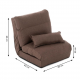 DIVERO TV fotel Relax Lounger Barna