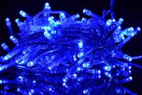 NEXOS Fényfüzér 100 LED Kék 9 m