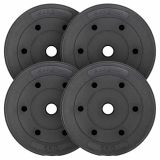 MAXXIVA® Súlytárcsa szett 4 x 5 kg cement fekete