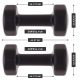 Egykezes súlyzó szett vinyl Maxxiva®  2 x 5 kg Fekete