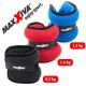 MAXXIVA Neoprén csuklósúly 2 x 0,5 kg fekete