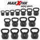 Kettlebell súlyzó MAXXIVA fekete 10 kg