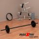 MAXXIVA® Súlyzórúd rugós zárral fekete 140 cm