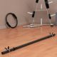 MAXXIVA® Súlyzórúd rugós zárral fekete 140 cm