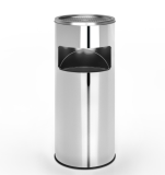 JAGO Szemeteskuka hamutartóval 17 L ezüst