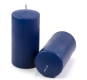 Gyertyakészlet oszlopszerű 15 cm Ø 7,5 cm 4 db kék