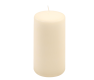 Gyertyakészlet oszlopszerű 15 cm Ø 7,5 cm 2 db krémszínű