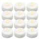 Elemes gyertya készlet időzítővel 12 db fehér