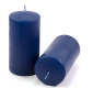 Gyertyakészlet oszlopszerű 15 cm Ø 7,5 cm 2 db kék
