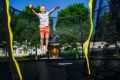 G21 Trambulin SpaceJump 366 cm fekete védőháló