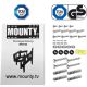 MOUNTY Fali konzol LCD TV-re 52"-ig profi