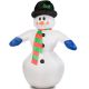 Kivilágított hóember 240 cm, felfújható