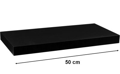 STILISTA Fali polc  Volato 50 cm  fekete