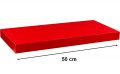 Fali polc STILISTA® Volato 50 cm - piros matt