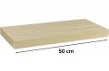 Fali polc STILISTA® Volato 50 cm - fa világos