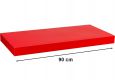 Fali polc STILISTA® Volato 90 cm - piros fényes