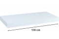 Fali polc STILISTA® Volato 110 cm - fehér fényes