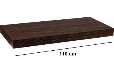 STILISTA Fali polc Volato 110 cm fa sötét